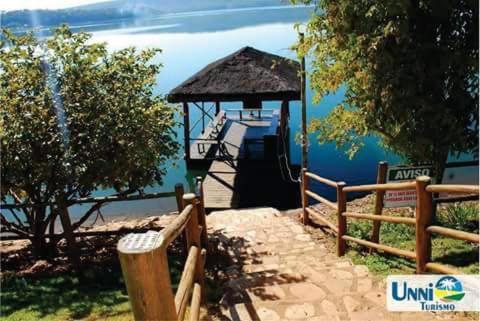 Aldeia Do Lago C204- Com Cozinha , Churrasqueira E Bebidas Liberadas No Parque Aquatico, Internet Banda Larga, Ponto Recarga De Carro Eletrico Caldas Novas Exterior photo